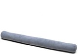 Wicotex- Boudin de porte Porte ronde 10x90 cm - Rouleau de tirage couleur gris - Coussin de tirage pour portes et Fenêtres - Rouleau de tirage extra lesté avec du sable