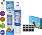 Alapure SBS002 Waterfilter + ANT001 Antibacteriele Luchtfilter geschikt voor Whirlpool | Whirlpool SBS002 Waterfilter + ANT001 Antibacteriele Luchtfilter van Icepure