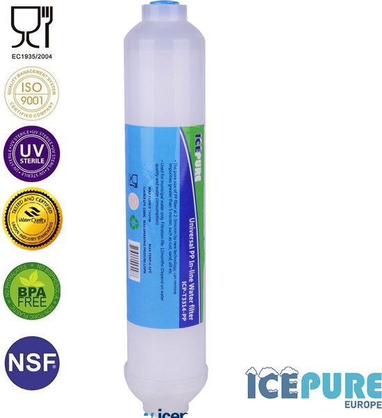 Inline Sediment Filter van Icepure ICPT3314PP