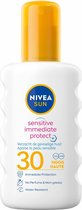 Nivea Sun Sensitive Soothing Zonnespray SPF 30 200 ml - 6x 200 ml - Voordeelverpakking