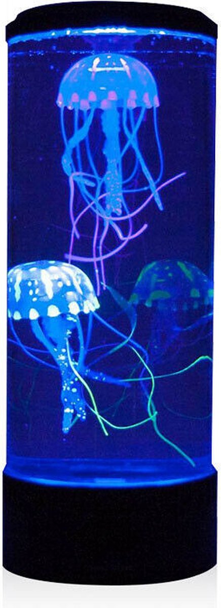 Kwallen Aquarium Rond Zwart: Rustgevende Snoezellamp & Sensoriek