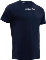 T-shirt Macron, katoen, MP 151, Navy blauw/wit, maat XL