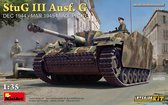 1:35 MiniArt 35357 StuG III Ausf. G Dec 1944 - Mar 1945 MIAG Prod - Interior Kit Plastic Modelbouwpakket