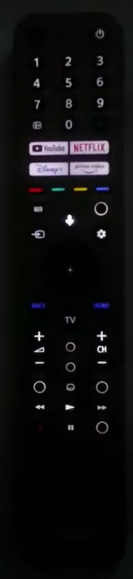 RMF-TX621E Voice Afstandsbediening Vervanging voor Sony 4 8K HD TV XR-55A90J XR-65A90J XR-85Z9J KD-32W800 KD-32W820 KD-32W830 KD-43X74 KD-43X75 KD-43X75A KD-43X. 80J KD-43X81J KD-43X82J
