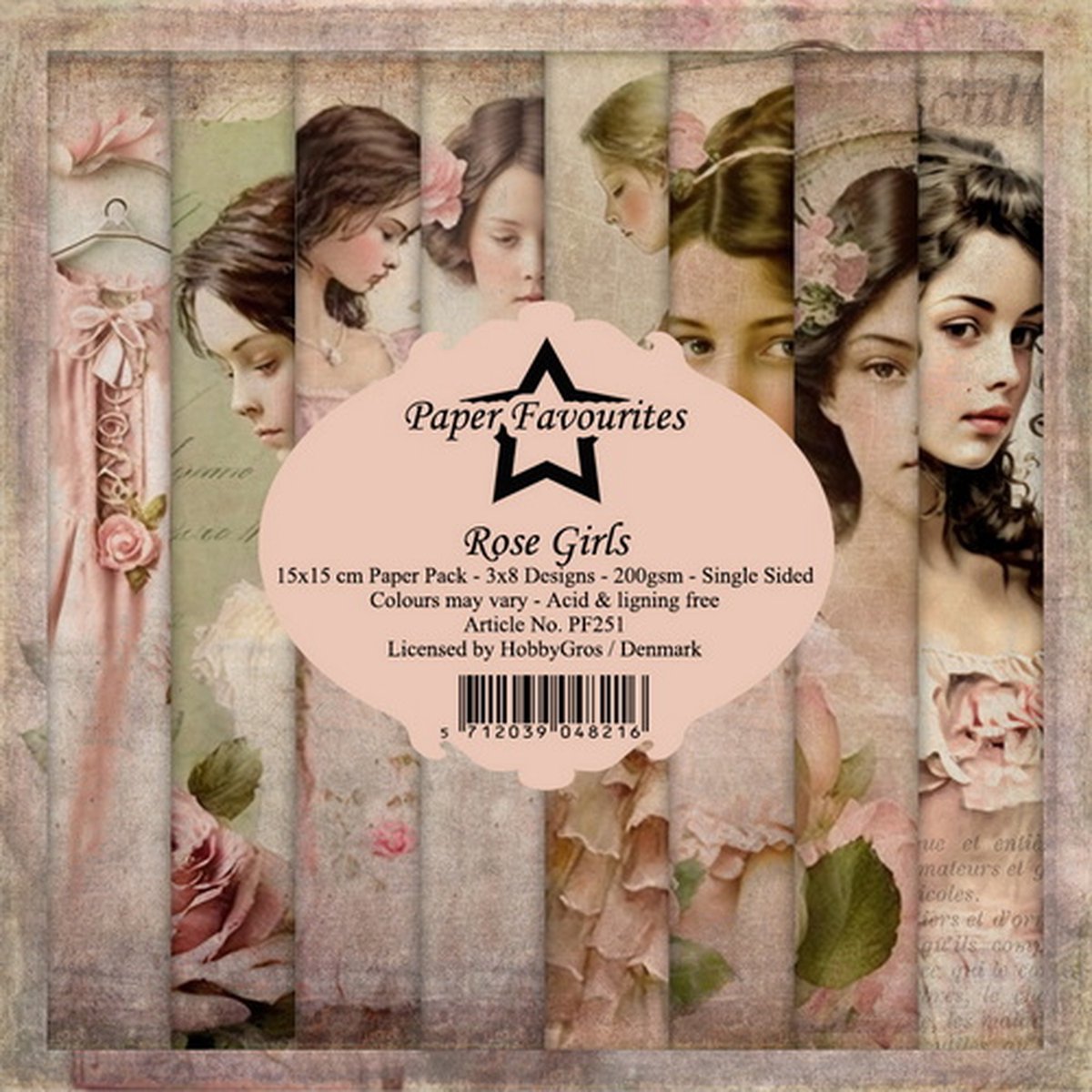 Paper Favourites - Paperpack - 6x6 - Rose Girls PF251