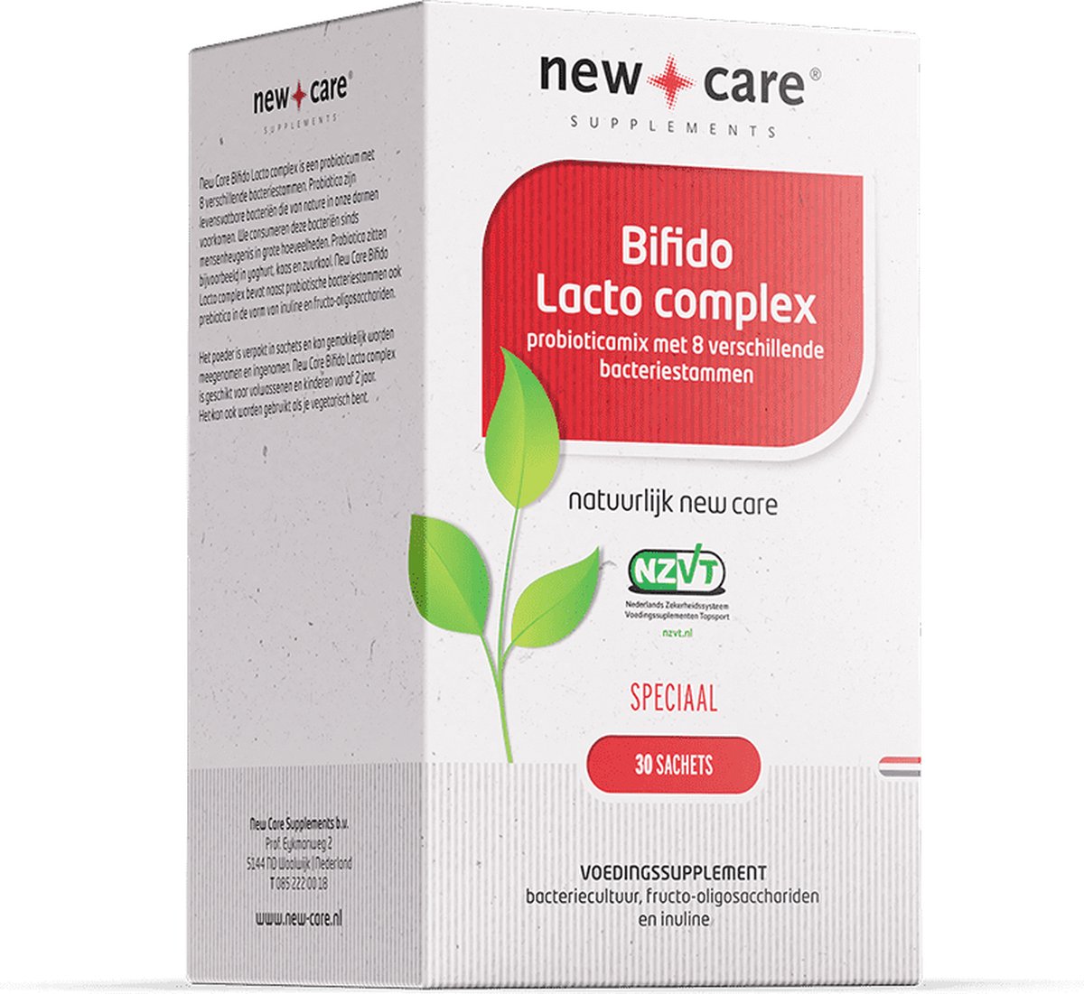 Goedkoopste New Care Bifido Lacto complex - probiotica - 30 sachets - NZVT - vegetarisch