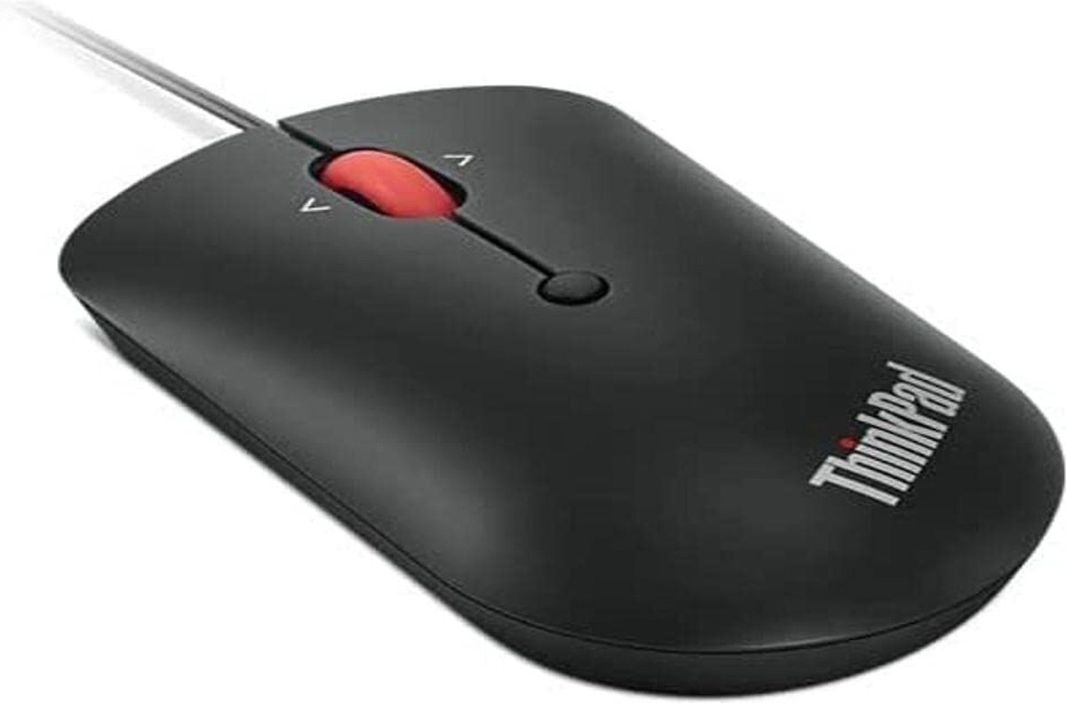 Lenovo 4Y51D20850 muis Ambidextrous USB Type-C Optisch 2400 DPI