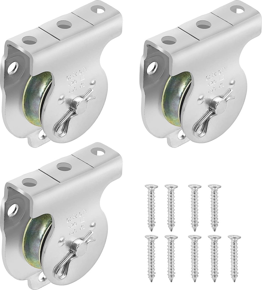 Katrollen (3 stuks) katrol katrol katrol enkele set voor kabels staalkabel