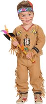 Widmann - Indiaan Kostuum - Walla Walla Tomahawk Indiaan Bruin Washington Kind Kostuum - Bruin - Maat 104 - Carnavalskleding - Verkleedkleding