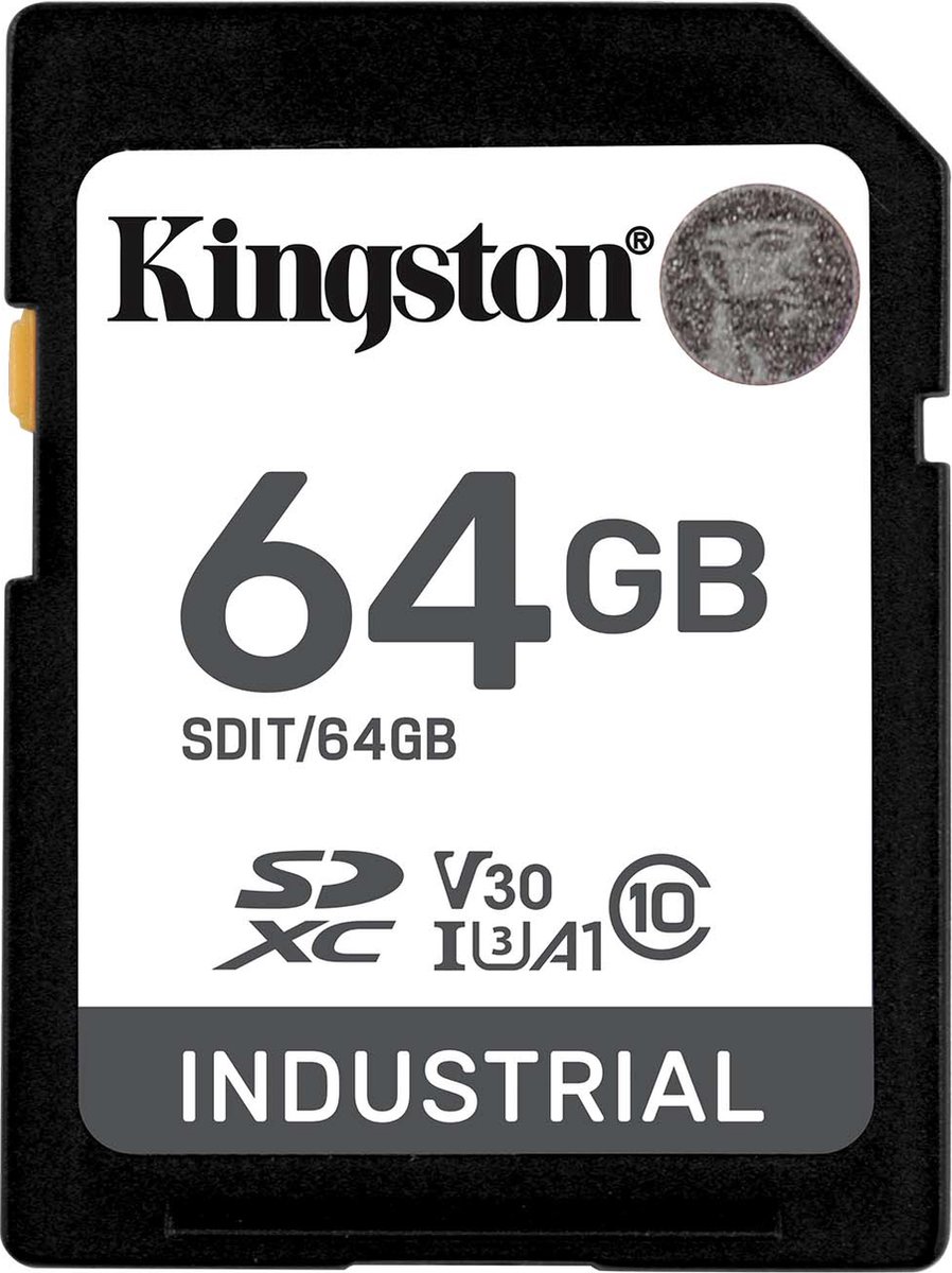 Kingston Technology Industrial 64 GB SDHC UHS-I Klasse 10