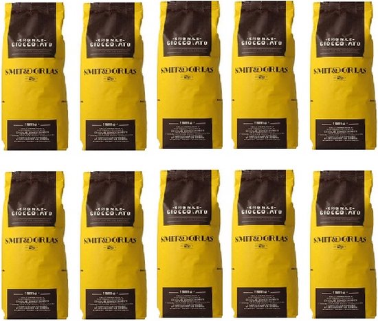 Smit&Dorlas Cioccololato Originale cacao, 1 kg per zak, doos 10 zakken