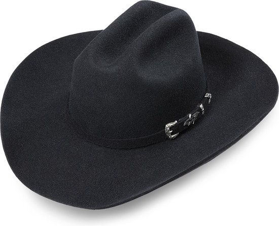 Western hoed Houston Stars&Stripes Black maat 61