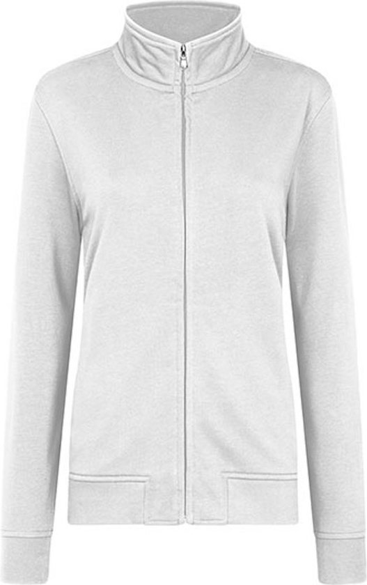 Damesvest 'Premium Full Zip' met zijzakken White - S