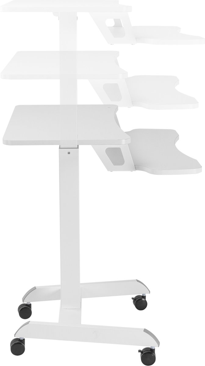 Bureau zit sta laptoptafel - verrijdbaar - hoogte verstelbaar thumbnail 2