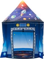 Gofun Starshuttle Speeltent - Voor Kinderen Vanaf 3 Jaar - Buiten en Binnen - Speeltentje -Raket - Blauw