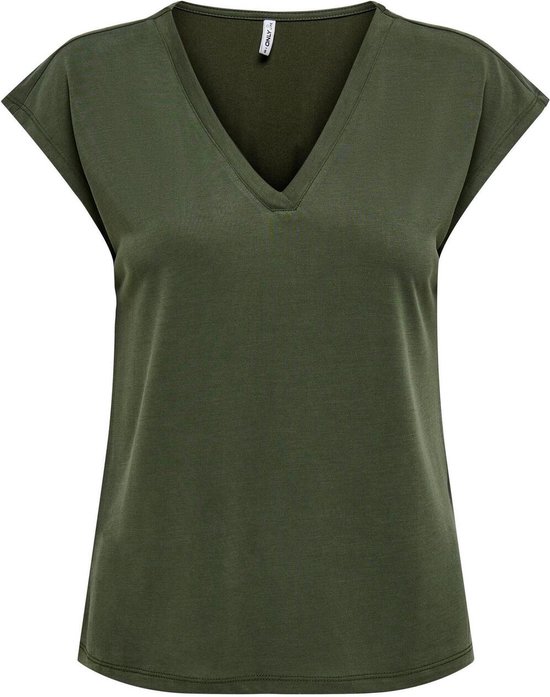 Only T-shirt Onlfree Life S/s Mod.v-neck Top Jrs 15287041 Duffel Bag Dames Maat - S