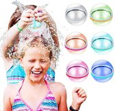 Ballons d'eau réutilisables Soppycid® (6 pièces) - ballons à eau à fermeture automatique - ballon à eau - jouets d'extérieur - jouets aquatiques