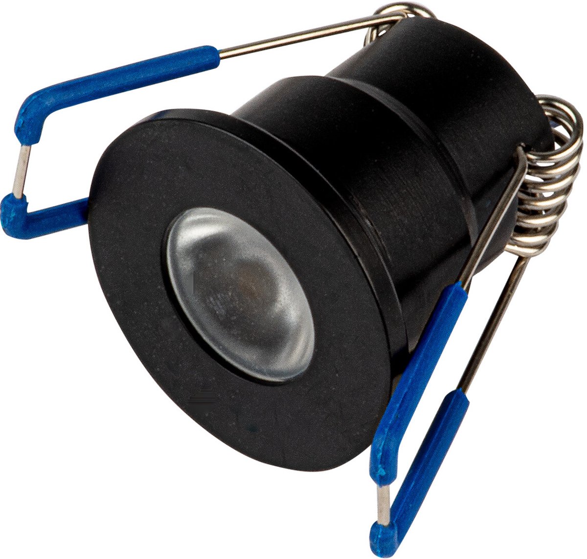 LED Veranda Spot - Velvalux - 3W - Natuurlijk Wit 4000K - Dimbaar - Waterdicht IP65 - Inbouw - Afstandsbediening - Rond - Mat Zwart - Aluminium - 12V