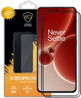2-Pack OnePlus Nord 3 Screenprotectors - MobyDefend Gehard Glas Screensavers - Zwarte Randen - Glasplaatjes Geschikt Voor OnePlus Nord 3