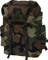 vidaXL Sac à dos style militaire 65 L camouflage