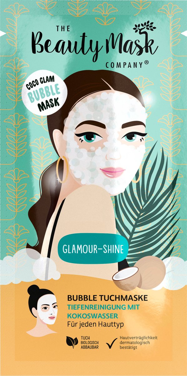 THE Beauty Mask COMPANY Gezichtsmasker Coco Glam, 1 St