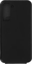 Geschikt voor Samsung Galaxy S21 Plus Etui Vertikaal Clamshell Kaartetui Zwart