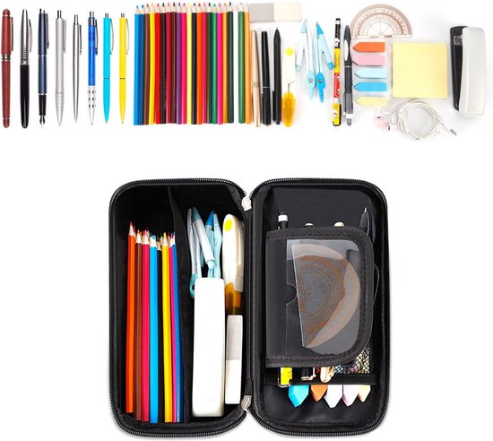 Trousse à crayons, étui à stylos grande capacité, sac pochette, organiseur  de bureau... | bol