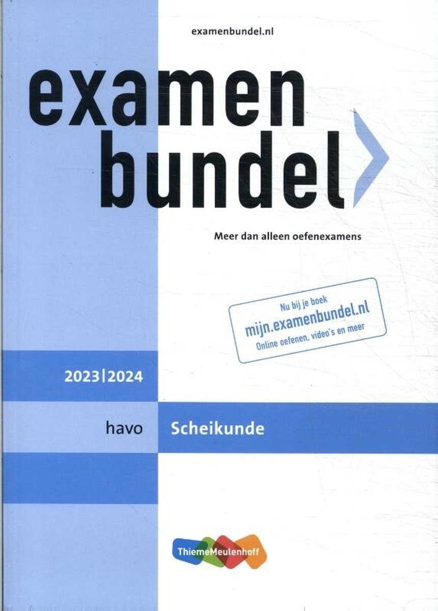 Examenbundel havo Scheikunde 2023/2024 - 