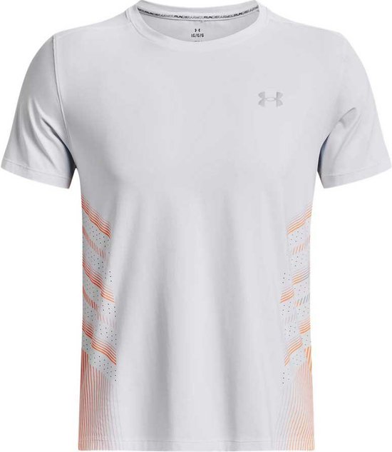 Under Armour Iso-chill Laser Heat T-shirt Met Korte Mouwen Wit L Man