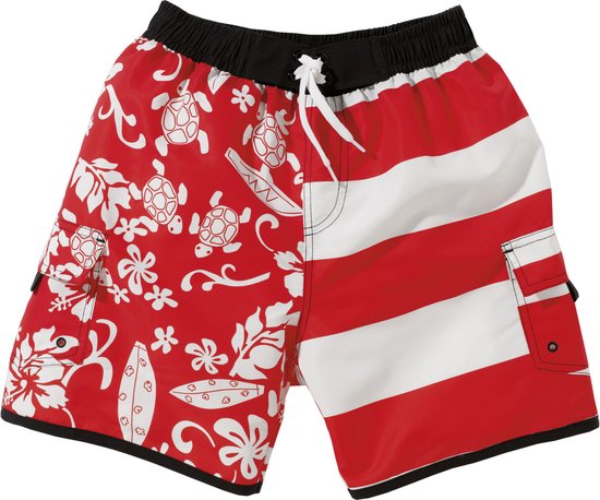 BECO shorts, binnenbroekje, elastische band, rood, maat 104/110