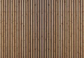 Fotobehang - Vlies Behang - Houten Wandpanelen - Lattenwand - 368 x 254 cm