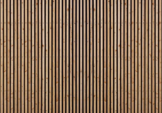 Fotobehang - Vlies Behang - Houten Panelen - Planken van Hout - 368 x 254 cm