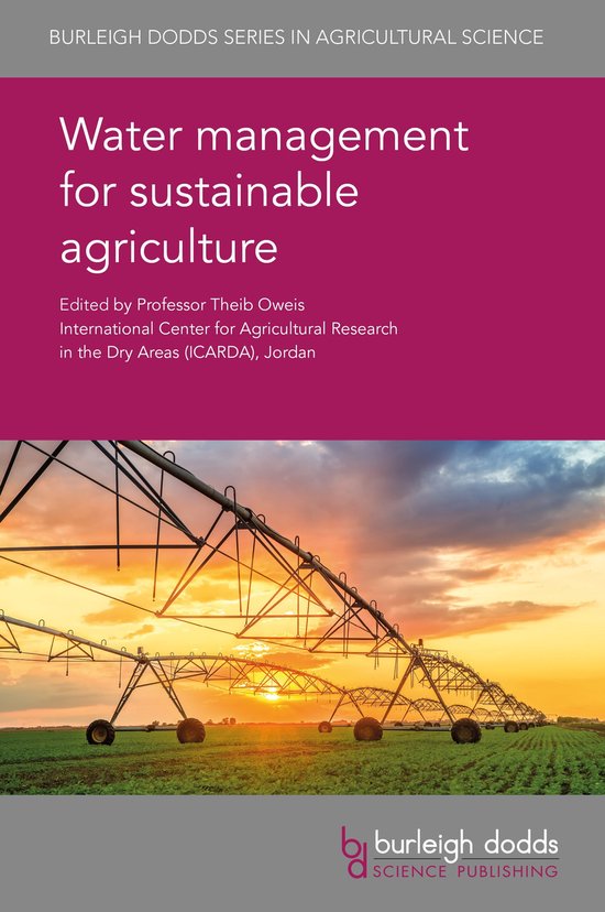 Water Management for Sustainable Agriculture | 9781786761767 | t. Oweis ...