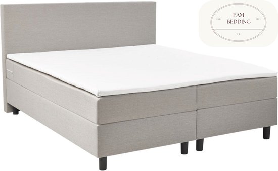 2 Persoons Boxspring Rolene Beige 180x200