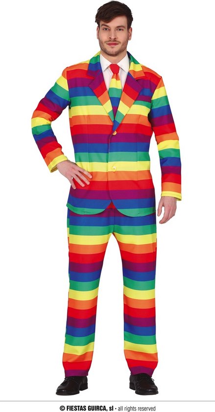 Regenboog Pride To Be Striped | Man | | Carnaval kostuum | Verkleedkleding