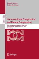 Lecture Notes in Computer Science 14003 - Unconventional Computation and Natural Computation
