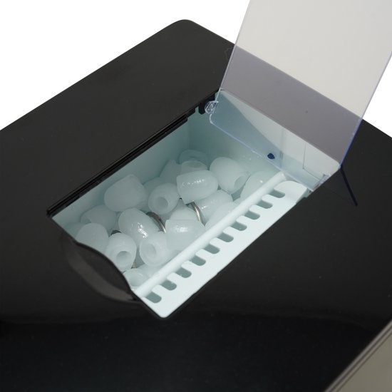 Sommertal Eiswürfelmaschine EM12C - Note 1,3 Warentest, Ice Maker Mit Schneller Eisherstellung Ab 6 Minuten 12kg Pro Tag 2 W Rfelgr En Mit Schaufel Entnahmekorb Eisw Rfelbereiter