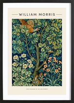 JUNIQE - Poster in premium houten lijst William Morris - Cock Pheasant