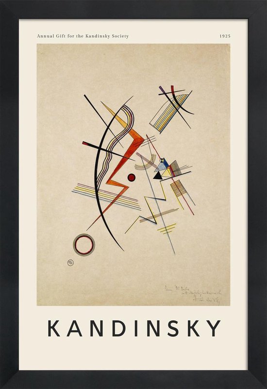 JUNIQE - Poster lijst Kandinsky - Annual Gift for the