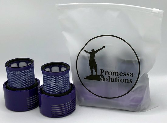 4 x HEPA filter geschikt voor Dyson V10 Sv12 stofzuiger Total Clean, Parquet, Motorhead, Animal wasbaar steelstofzuiger-Promessa-Solutions