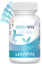 Osteovits | 60 plantaardige capsules | Vitaminen D3, B6 en K2 + Magnesium + Zink + Calcium | Draagt bij tot een goede botstructuur | Made in Belgium | LEPIVITS