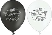 Partydeco - Ballonnen Happy Birthday classic 50 stuks