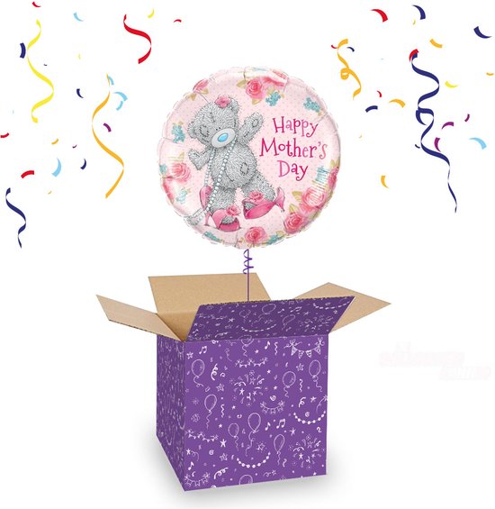 Ballon en aluminium en forme de coeur bonne fête des mères