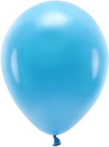 Partydeco - 100 Eco Ballonnen pastel turqouise - 30 cm