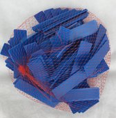 Stelblokjes - Glasblokjes - Kunststof - 100 blokjes 20 mm x 2 mm x 100 mm - Stelwig - Beglazingsblokjes - Vulblokjes - Stelwiggen - Wig
