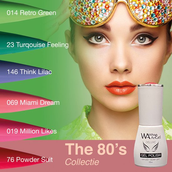 Gellex Deluxe The 80's Collectie Gellak Set Gellak starterspakket