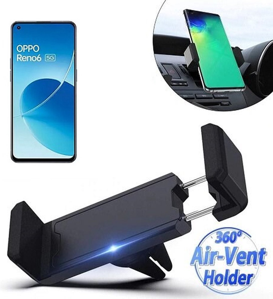 Oppo Reno6 5G Telefoonhouder Auto Ventilatierooster