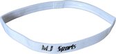MJ Sports Premium Haarband - Sporthaarband - Elastiek - Hardlopen - Unisex - Wit