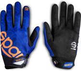 Sparco MECA-3 Handschoenen - Handschoenen voor Optimaal Comfort - Blauw/Oranje - Maat M