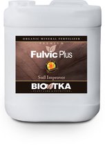 BioTka FULVIC PLUS (speciaal supplement) 5 Ltr. plantvoeding - biologische voeding - biologische plantvoeding - planten - bio supplement - hydro plantvoeding - plantvoeding aarde - kokosvoeding - kokos voeding - coco -cocovoeding - organische voeding